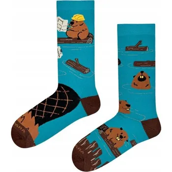 Pánské ponožky Neshodující se Ponožky - Beavers 41-45 TakaPara