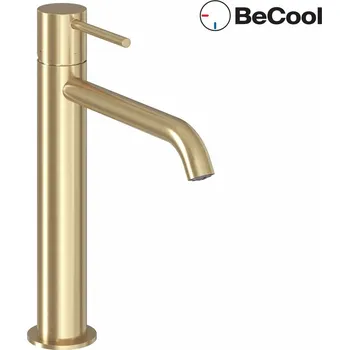 Vodovodní baterie RAVAK Baterie Ravak Espirit 250mm umyvadlová stojánková bez výpusti, s funkcí BeCool, gold brushed, X070618 X070618