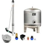 Domácí vodárna s ponorným čerpadlem 3,5" SC 3-18 400V / 90l nerez - RTS