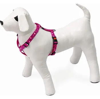 Postroj pro psa Karlie Postroj ASP Mix&Match růžový motiv CHIP velikost 35-50cm 15mm