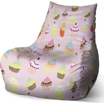 Sedací pytel Sablio Sedací vak Bean Muffiny - 60 x 70 x 70 cm