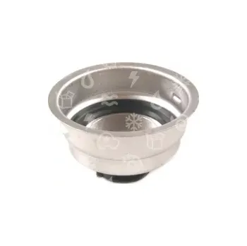 Příslušenství pro přípravu kávy sítko filtrační, kovové s tlakovým ventilkem, 2 porce, DeLonghi, 7313275109