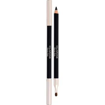 Přípravek na oči Clarins Long-Lasting Eye Pencil tužka na oči se štětečkem 1.05 g odstín 01 Carbon Black