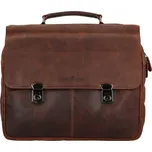 Pánská kožená aktovka hnědá - Greenwood Madelon hnědá