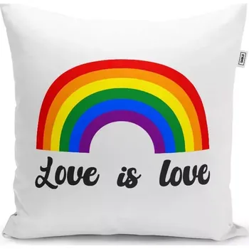 Polštář Sablio Polštář Love is love 2: 40x40 cm