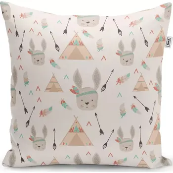 Polštář Sablio Polštář Zajíček indián - 50x50 cm