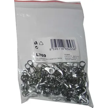 Síťový kabel Oko kabelové 4,3mm,kabel 0,5-1,5mm2 (RNBS 1,25-4), balení 100ks