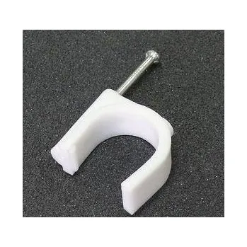 kabelová chránička Kabelová příchytka 16mm bílá