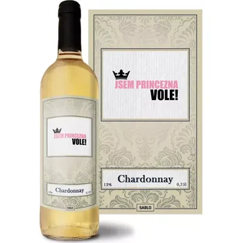 Víno Sablio Bílé víno Jsem princezna, vole!: 0,75 l
