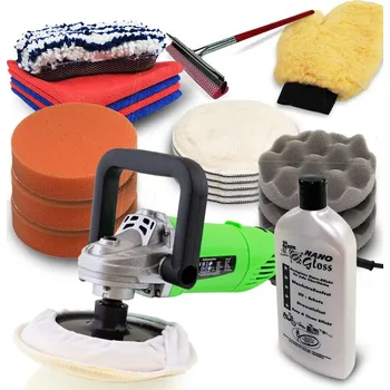 leštička PROFESIONÁLNÍ LEŠTIČKA LAKU 950W SE SADOU PŘÍSLUŠENSTVÍ M14293