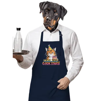 Kuchyňská zástěra Bastard O rok starší zástěra Navy