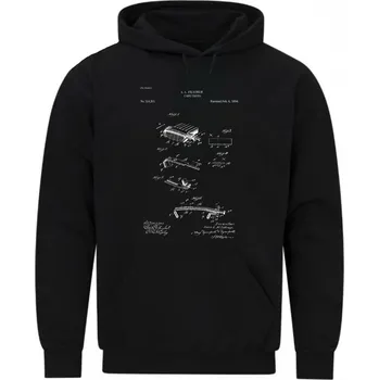 Pánská mikina Pánská mikina Kapodastr Patent L. L. Filstrup (Velikost: 5XL, Barva: Černá)