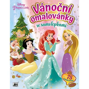 omalovánky JIRI MODELS Vánoční omalovánky Disney Princezny se samolepkami | 38