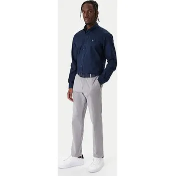 Pánské oblečení Tommy Hilfiger Košile MW0MW40529 Tmavomodrá Regular Fit 39