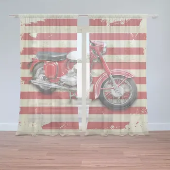 Záclona Sablio Záclony Jawa panelka Pruhy: 2ks 150x250cm