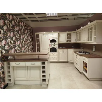 Kuchyňská linka ASKO - NÁBYTEK Castello 305/300 cm Magnolie