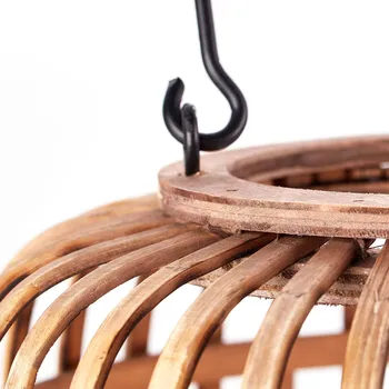 Lampička Brilliant Stolní lampa Woodrow, držadlo, ratan, světle hnědá - délka napájecího kabelu 186 cm světle hnědý, černý 1 x 60 W - Doprava zdarma