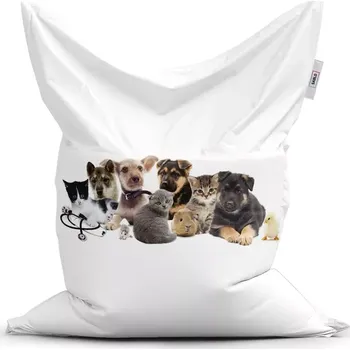 Sedací pytel Sablio Sedací vak Classic Mláďátka 2 - 150x100 cm