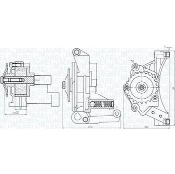 Olejové čerpadlo Olejové čerpadlo MAGNETI MARELLI 351516000029