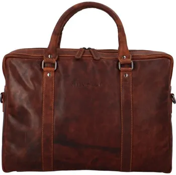 Pánská kožená taška hnědá - Greenwood Oldys hnědá