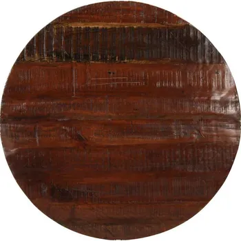 Konferenční stolek vidaXL Stolní deska Ø 90 x 2,5 cm kulatá masivní mangovníkové dřevo [370032] Barva: Recyklované dřevo (přírodní)