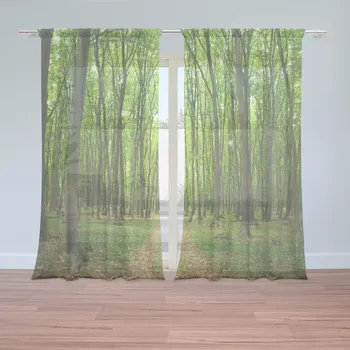 Záclona Sablio Záclony Cesta v lese: 2ks 150x250cm