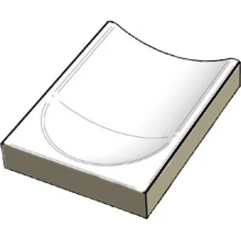 Obklad Rako Pool odtokový kanál koncový bílá 20x15 (XPE58023)