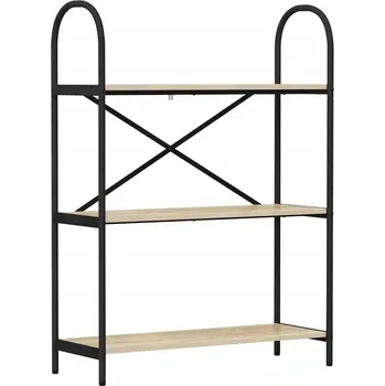 Knihovna Police dřevěná VidaXL 80 x 30 cm dub sonoma