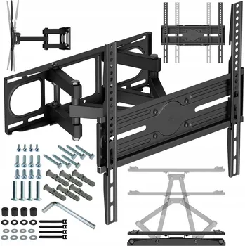 Televizní držák Nastavitelný otočný držák na zeď pro TV 37-70 palců VESA