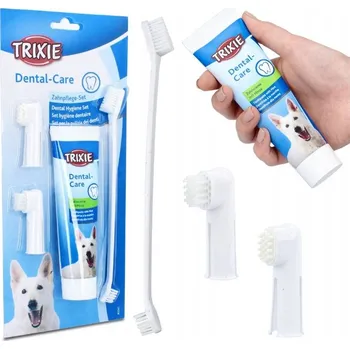 Vrták Zubní pasty a kartáčky Trixie 4 ks