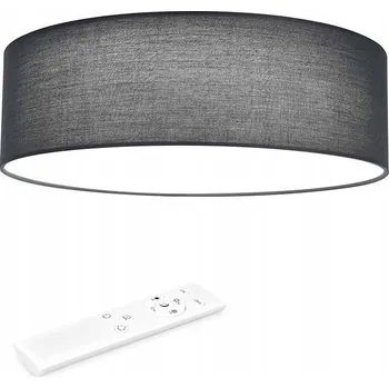 Stropní LED lampa stropní svítidlo s stínítkem, šedá, 32 cm, ovládaná dálkovým ovladačem