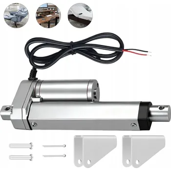 Pohon brány LINEÁRNÍ POHON 12V 1000N ZDVIH 100MM ELEKTRICKÝ VODĚODOLNÝ IP54