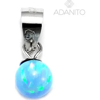 Přívěsek Stříbrný opálový přívěsek kulička