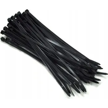 Stahovací páska Stahovací pásky (trytky) kabelové UV 7,6x300mm - 100 Ks černé