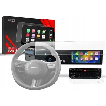 2v1 Fólie PROTI OTISKŮM prstů pro Hyundai Tucson 12,3" (2024-2025)