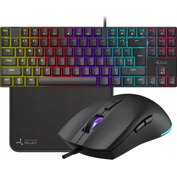 Klávesnice Sada klávesnice a myši TRIADYN PLAY černá