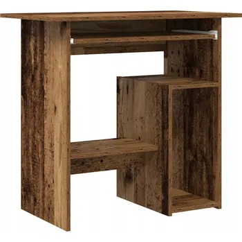 Obdélníkový psací stůl VidaXL 80 x 45 x 74 cm, odstíny hnědé