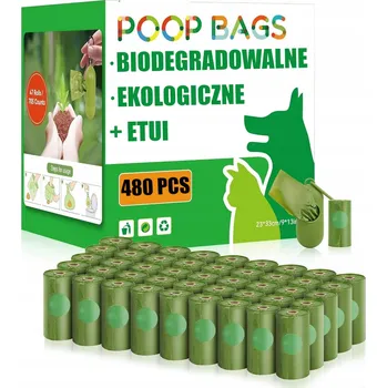 sáček na exkrement NUXIE Biologicky rozložitelné sáčky na psí exkrementy 15 rolí 225 ks