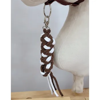 Hobby horsing Ohlávka pro Hobby Horse z provázku - bílo-hnědá Super Hobby Horse