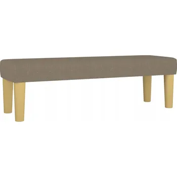 Lavice, taupe (šedohnědá), 100x30x30 cm, čalouněná látkou
