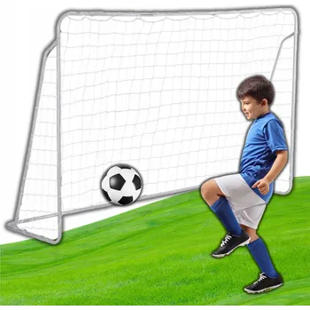 Fotbalová branka Fotbalová branka pro děti přenosná velká kovová skládací 240 x 150 cm
