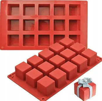 Forma na pečení Silikonová forma KOMÍN, 6 hnízd, 7 cm, na monoporce