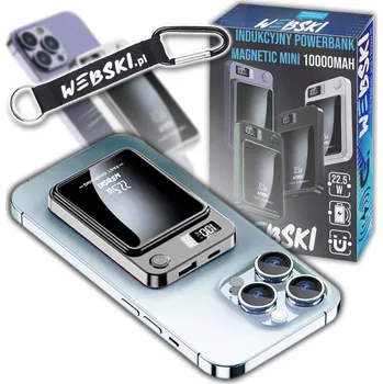 Powerbanka Rychlá bezdrátová powerbanka MagSafe indukční 10000mAh 22,5W USB-C PD