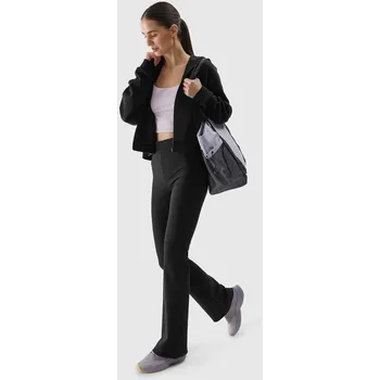 Dámská mikina Černá dámská kapucová mikina s přídavkem modálu 4F, L i646_3124326