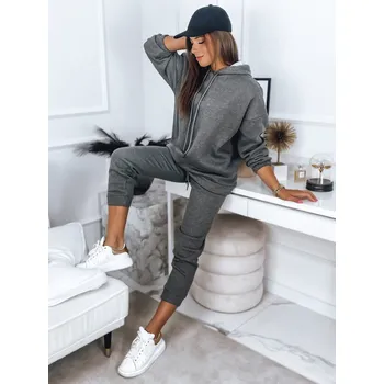 Dámská tepláková souprava KSENIIA PREMIUM vinový AY0704 Barva: Tmavě Šedá, Velikost: XL