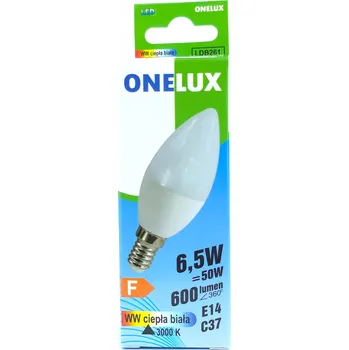 Žárovka LED žárovka Onelux E14 4,8W C37 470lm C37 LDB241 svíčka