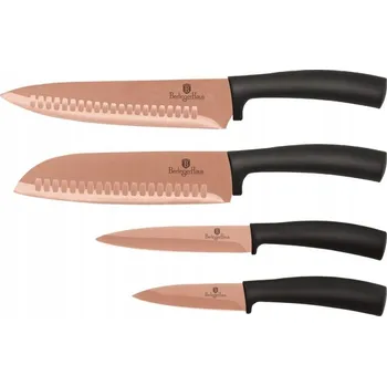 Sada nožů s nepřilnavým povrchem 4 ks Rosegold Metallic Line