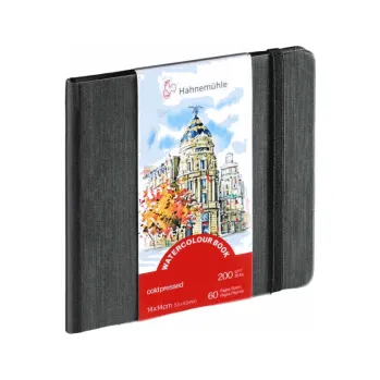 Blok Akvarelová kniha HHM celuloza 200g 14x14cm