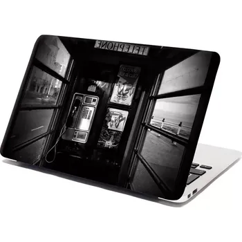 samolepka Sablio Samolepka na notebook Telefonní budka - 29x20 cm