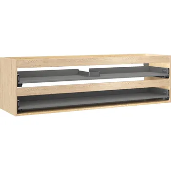 Koupelnový nábytek Mexen Box-A korpus skříňky pod umyvadlo 160 cm, 2 zásuvky, dub - 91AX0-1600-470-2-81 Korpusy skříněk